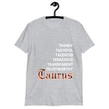 Load image into Gallery viewer, Taurus Unisex Tee (Orange)