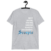 Load image into Gallery viewer, Scorpio Unisex Tee (Blue)