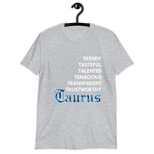 Load image into Gallery viewer, Taurus Unisex Tee (Blue)