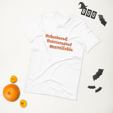 Load image into Gallery viewer, Unbothered, Uninterested, Unavailable tee (tan)