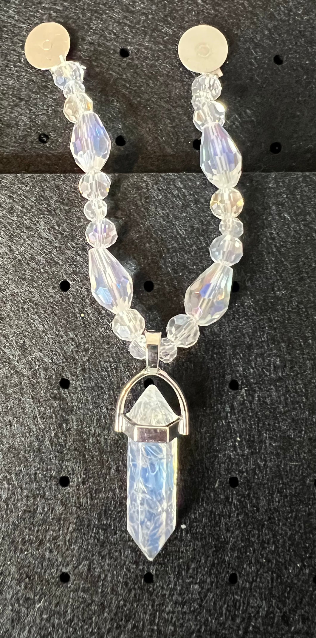 Clear Crystal Hat Chain